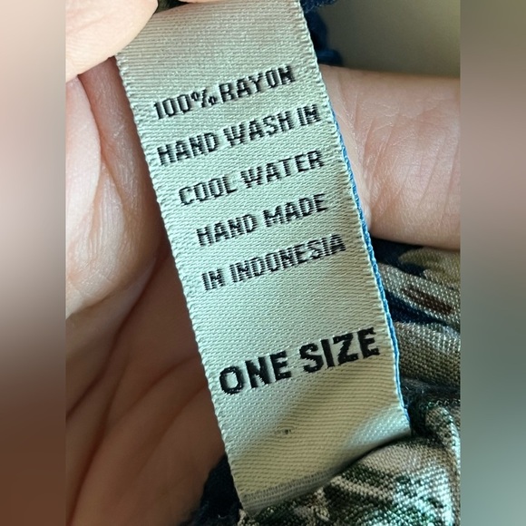 Hawaiian Luau  Kimono Fairy Dress in Pineapple Garden Navy size one size - Picture 12 of 12